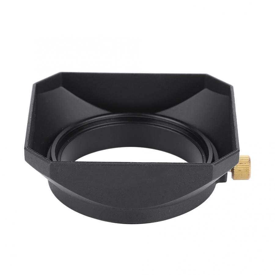 46 mm vierkante zonnekapbeschermer, draagbare, duurzame bescherming Geen strooilicht Rechthoekige zonnekap voor DV-camcorders digitale videocamera lensfilter of loopdraad