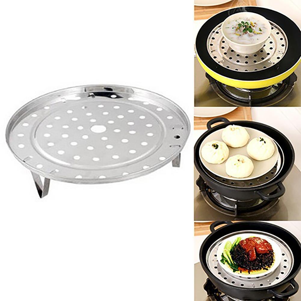Stainless Steel Steamer Rack Insert Stock Pot Steaming Tray Stand Cookware