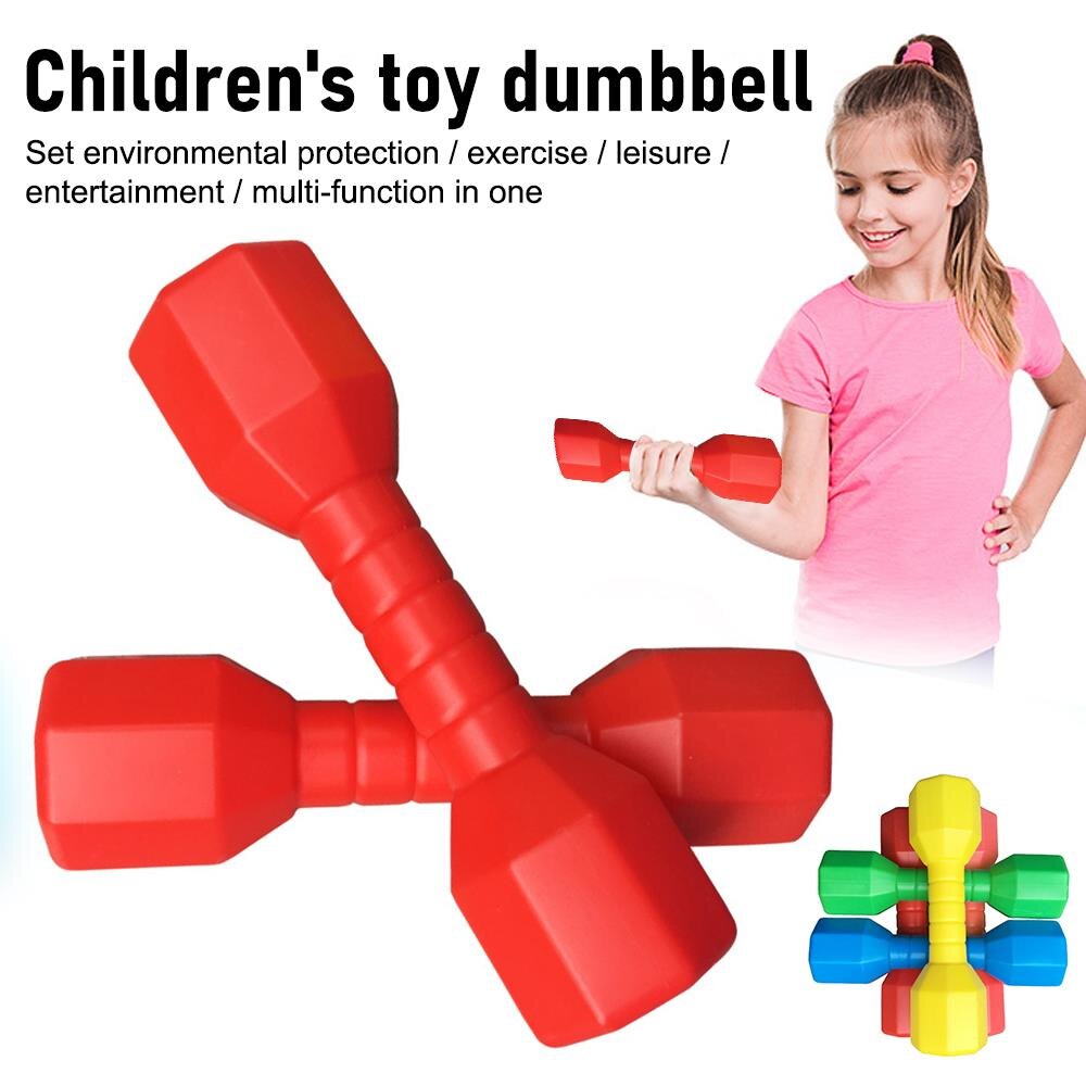 Skole pige børn håndvægte udendørs sport solid for børn bodybuilding pe gym fitness udstyr styrketræning