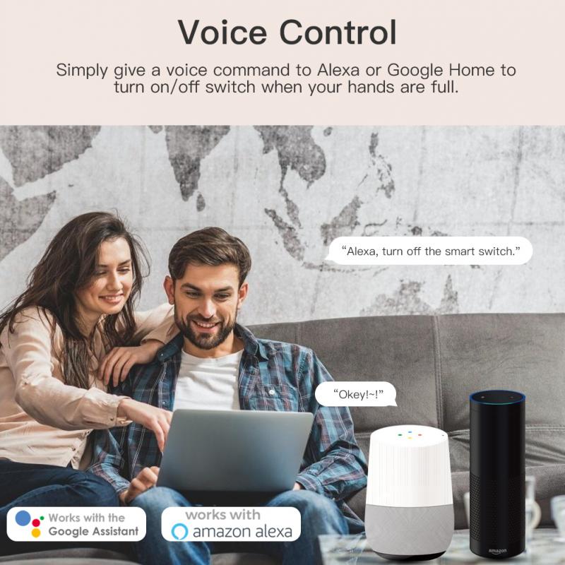 ZigBee 3.0 Smart Switch 16A BRICOLAGE Mini Lumière Relais vanne de Régulation 2 voies Tuya Smart Vie Intelligente APP Travail À Domicile avec Alice Alexa Google Home