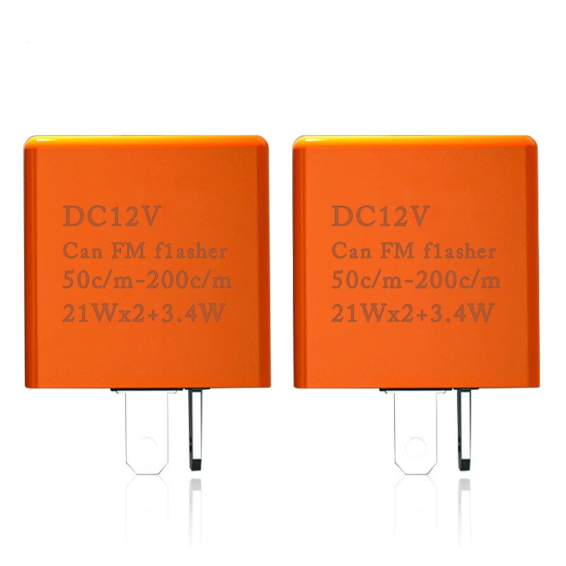 2Pin Motorcycle LED Flasher Relay Adjustable Frequency of Turn Signal Blinker Indicator Flasher Relays For Motorbike Accessories