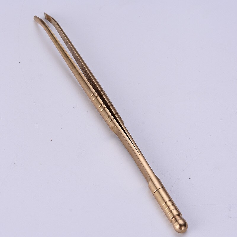 High-Grade Pure Copper Tea Clip Tea Needles Cutters Tweezer Tools Tea Clip Chinese Kung Fu Tea Teaware Kitchen Accessories: Color3