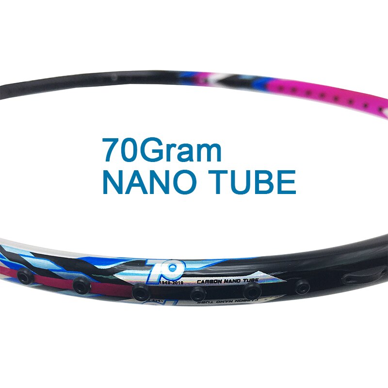 Esper Badminton Rakcet 70 Gram Lichtgewicht Carbon Fiber Badminton Racket Voor Professionele Met String Overgrip Tas Duurzaam