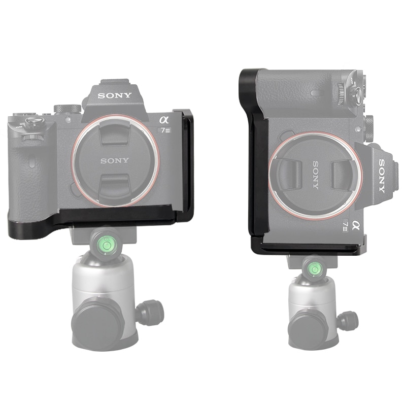 Quick Release L Plate Holder Hand Grip for SONY A7III A7RIII A7M3 A7RM3 camera Tripod Bracket for Benro Arca Swiss Tripod Head
