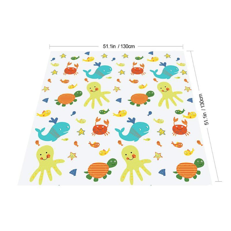Hohe Stuhl Spritzen matt Boden Schutz Nicht Unterhose Wasserdichte Baby Eatting Spielen matt U50F