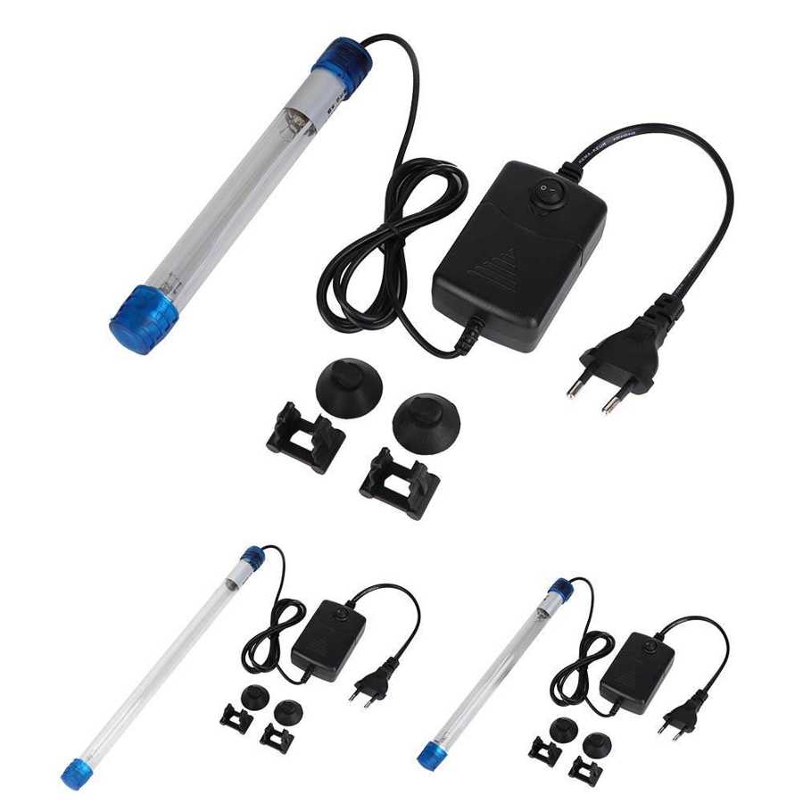 Filtro UV para acuario esterilizador UV, luz UV de inmersión, matador de algas para acuario