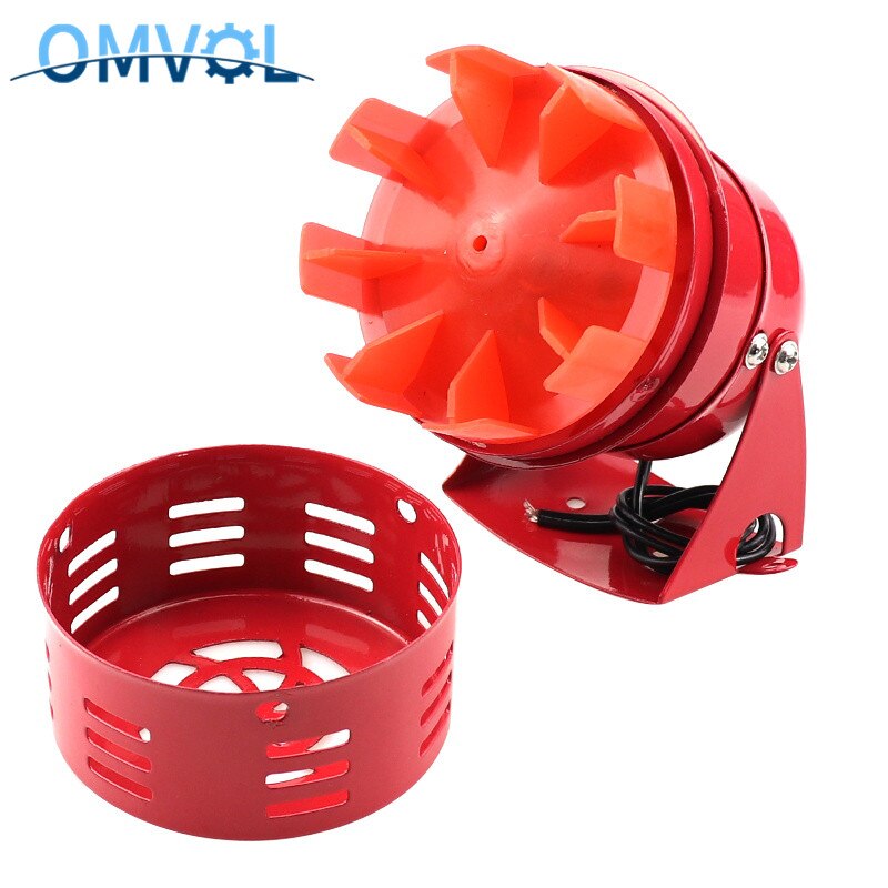 110dB Red Mini Metal Motor Siren Industrial Alarm Sound electrical guard against theft MS-190
