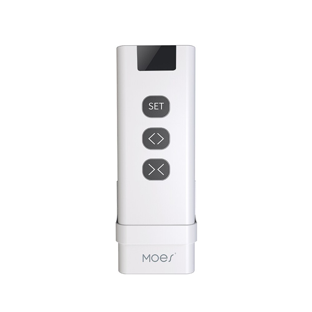 MoesHouse-Interruptor de doble cortina para persiana enrollable, Motor eléctrico con WiFi, RF, Tuya, 2 entradas, Google Home, Alexa, Smart Life: Remote Controller