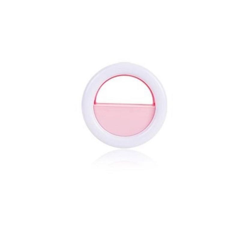 RGB LED Selfie Ring Licht Handy Objektiv LED Selfie Lampe Ring Flash Für IPhone Für Samsung Xiaomi Handy selfie Licht: Rosa