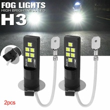 2 Stuks Led Mistlamp Lamp Verlichting H3 Universele Mistlamp Hoge Heldere Led Lamp Auto Accessoires snelle Levering