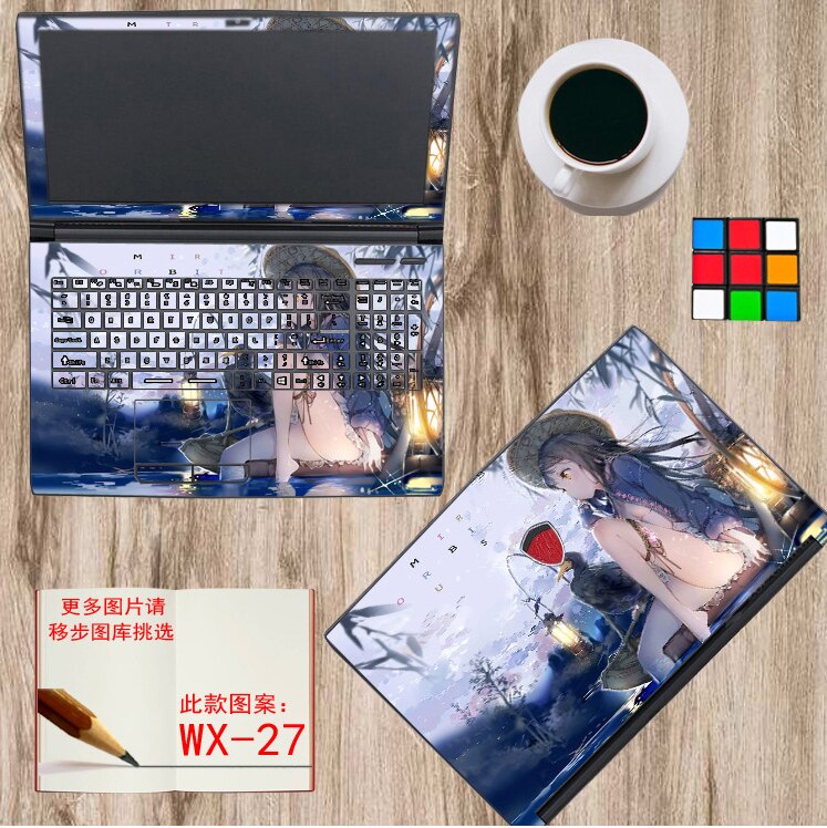 Color film Laptop Sticker Decal Skin Cover Protector for MSI GS66 15.6": WX-27