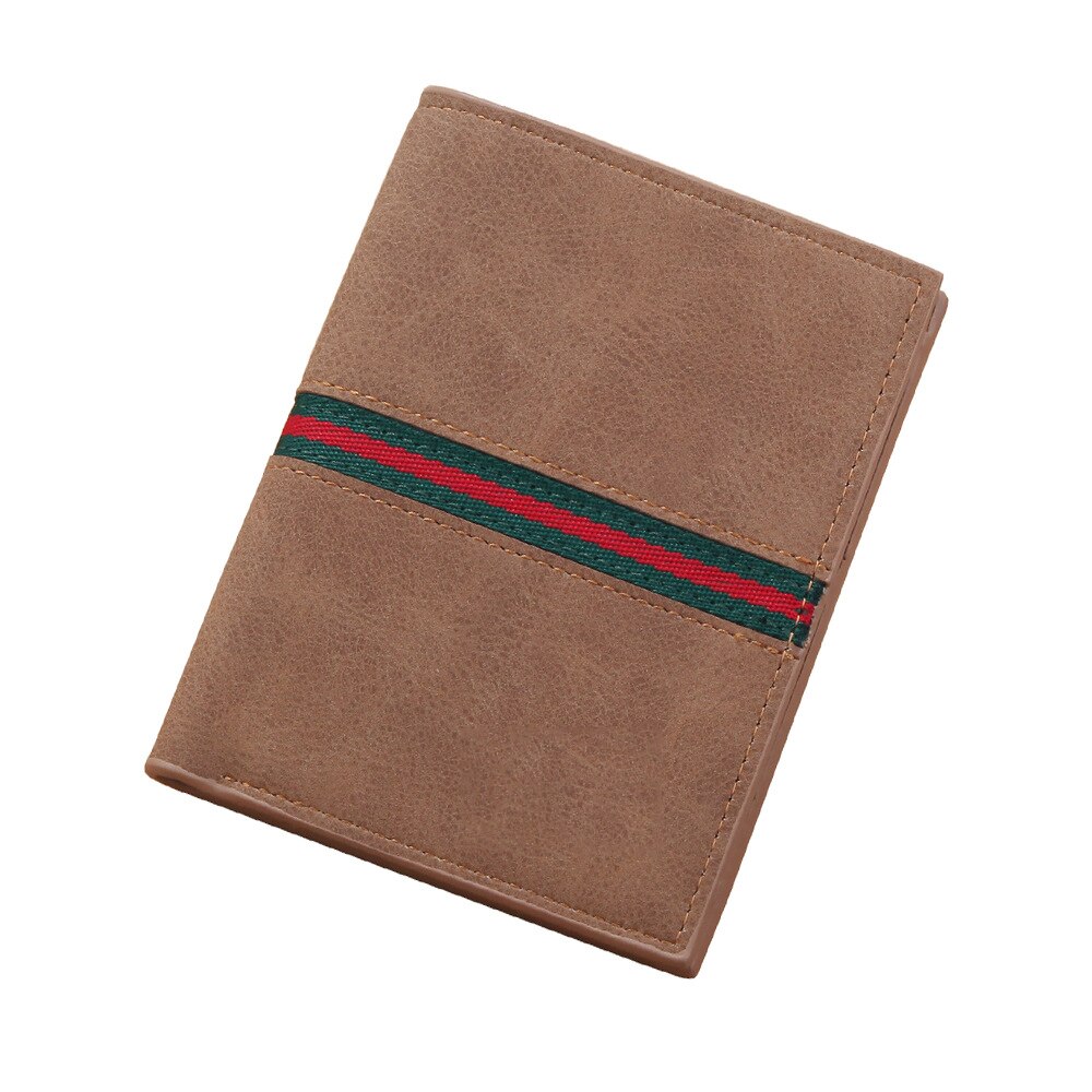 Catei karrui novo masculino curto retro carteira coreano multifuncional horizontal ultra-fino macio carteira local atacado esfrega carteira