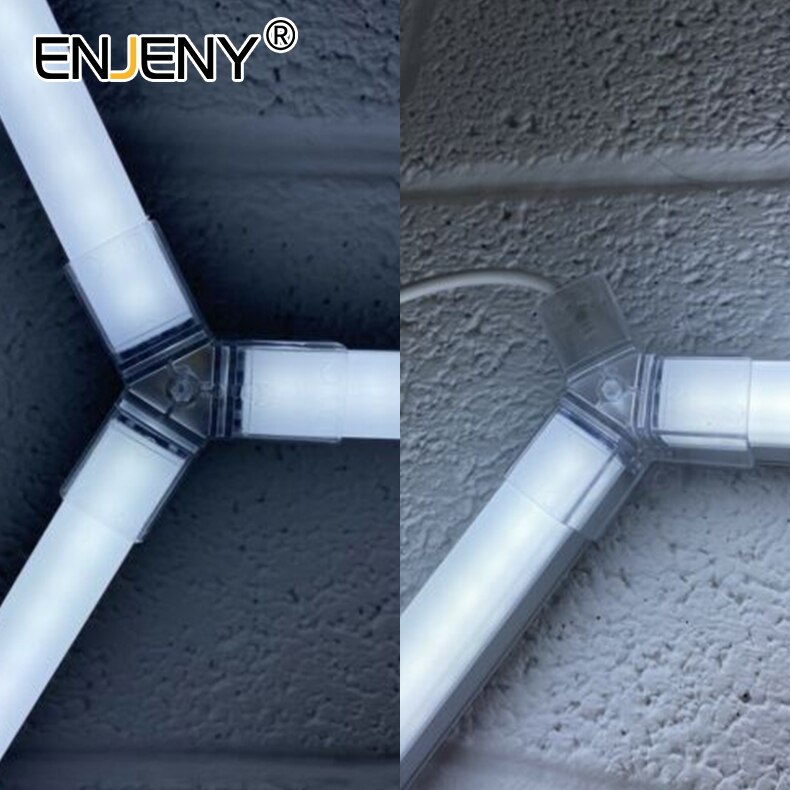 Random splicing Connector LED Honeycomb hexagonal lights for Car Wash Workshop