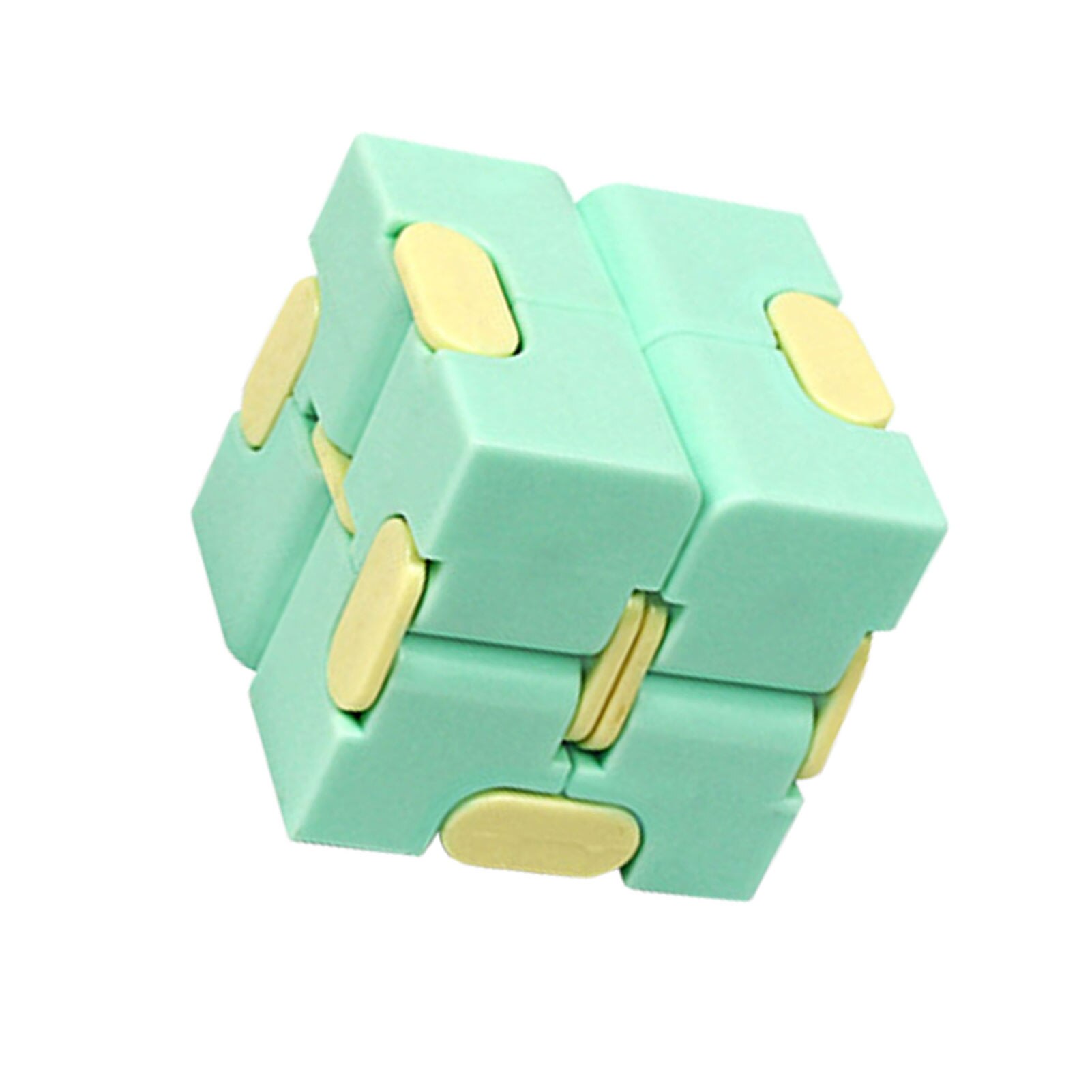 Fidget Toys Simple Decompression Toy Infinity Magic Cubo Square Puzzle Toys Relieve Stress Funny Hand Game Four Corner Maze Toys: Army Green