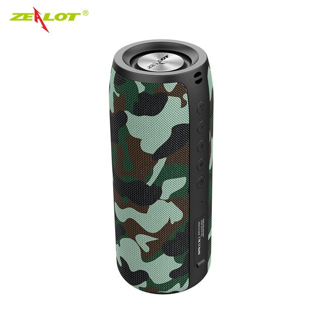 ZEALOT S51 For Bluetooth Wireless Computer Speakers Column Large Music Center Subwoofer Portable Outdoor Powerful Loud Speakers: S51 camouflage