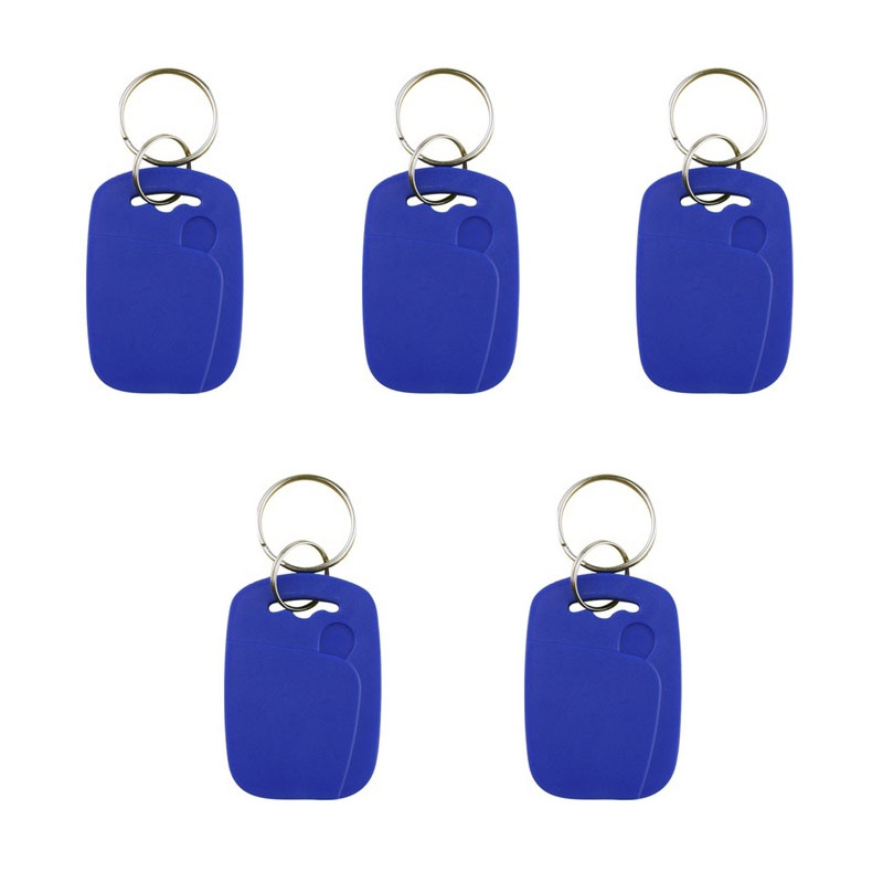5Stck RFID 13,56 Mhz IC UID Veränderbar Dual Chip Frequenz T5577 125 kHz Ich würde leere karte Beschreibbare Kopierer Schlüssel fob Zugang: 5Stck Blau