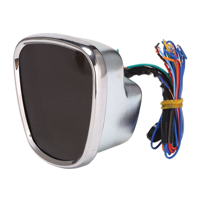 For Honda C70 C90 Motorcycle LED Digital Meter Rpm Odometer Speedometer Assy: Default Title