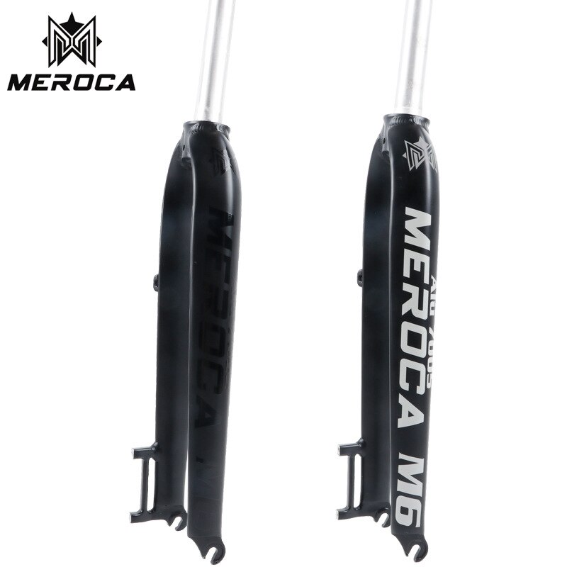 Meroca Ultralight Harde Vork M6 26/ 27.5/29 Inch Mountainbike Schijfrem Voor Een Kolom