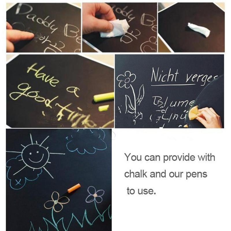 92*60cm Maand Kalender Schoolbord Schoolbord Verwijderbare Planner Muurstickers Zwart Board Kantoor School Vinyl Decals Levert