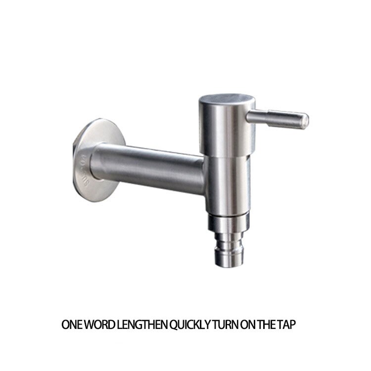 ZOTOBON Convenient Washing Machine Faucet Brass Tap Chrome Plated Water Outlet Kitchen Bathroom Bidet Faucet Fast on Faucets M11: 1