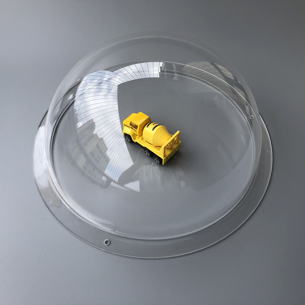 249x114mm 9inch Acrylic Clear Cover Explosion-Proof Hemisphere CCTV Camera Housing Anti-Aging Anti-UV Ball Case Monitoring Shell