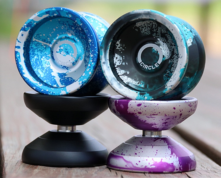 Aankomen Cirkel Yoyo Circulaire Yoyo Professionele Concurrentie Yoyo Metalen T-Type Lager Yoyo Speelgoed