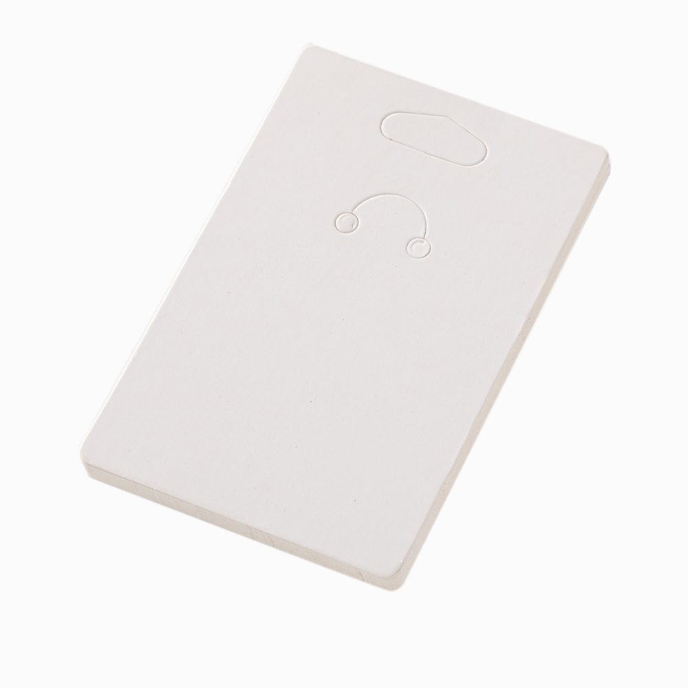 50 Uds. Llavero de 6x9cm, soporte para tarjetas de papel, cartón para llavero, soporte para joyería, embalaje, Material de suministros para pequeñas empresas: Negro