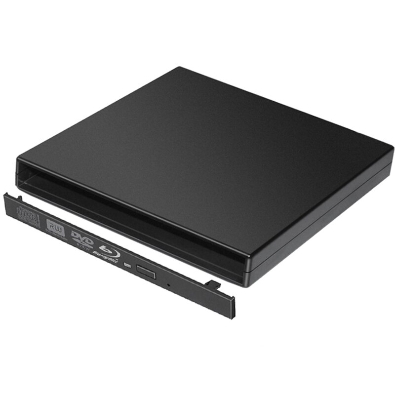 9.0/9.5/12.7Mm Sata Externe Behuizing Usb 2.0 Blu-Ray Dvd Cd Dvd-Rom Case Voor Laptop cd/Dvd Optische Drive Draagbare Slanke: 9.5MM Blu-ray