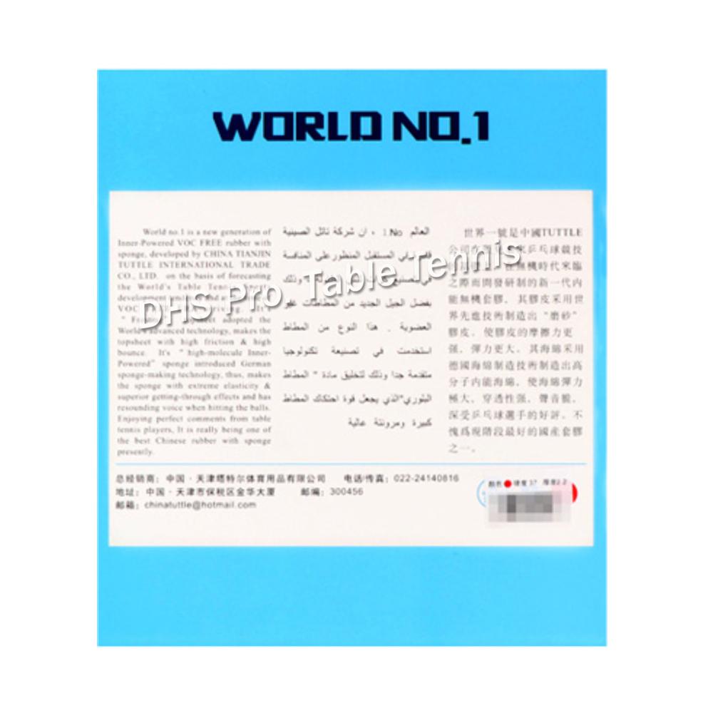 TUTTLE World No.1 (número mundial 1) Tenis De Mesa súper ligero goma Ping Pong esponja Tenis De Mesa