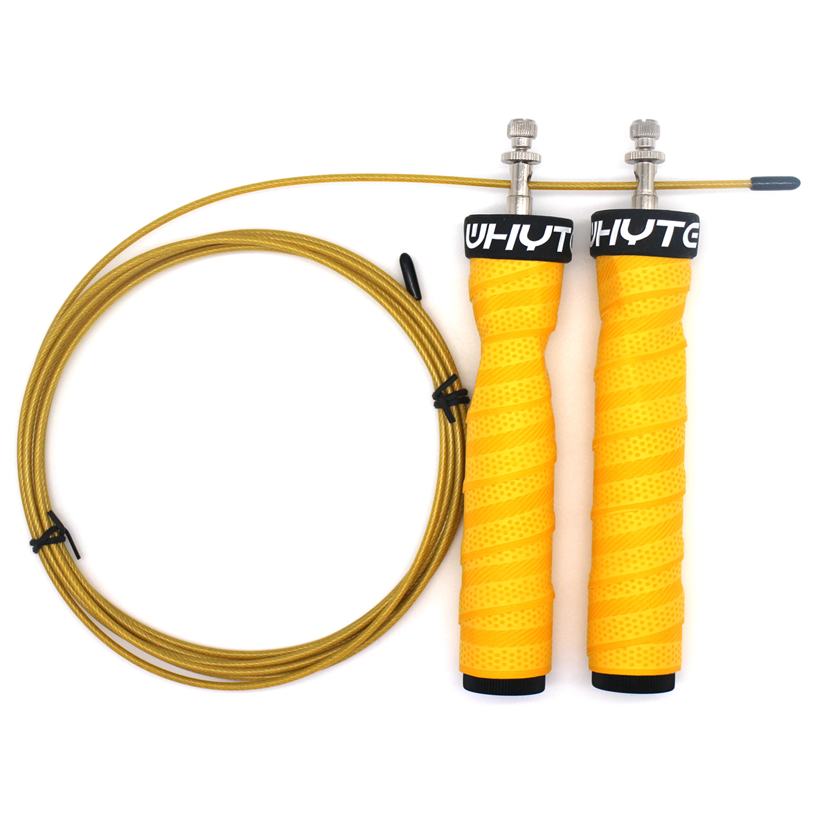 Jump Rope Crossfit Skipping Ropes Pro Ball Bearings Anti-Slip Handles Sports Weighted Training: WHITE