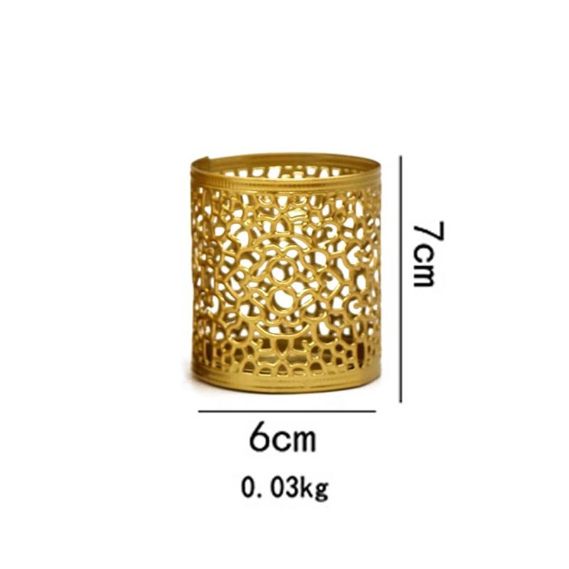 nordisch Gold Hohl Eisen Leuchter Eisen Duft Kerze Tasse Kreative Handwerk Aromatherapie Hause Dekoration: dunkel khaki