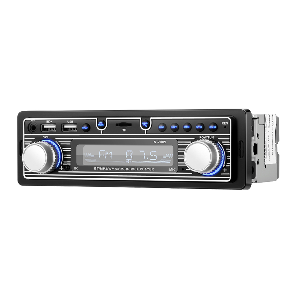 Autoradio stereo usb aux autoradio stereo  mp3 soitin bluetooth-yhteensopiva kaukosäätimellä elektroniikka lisävarusteet
