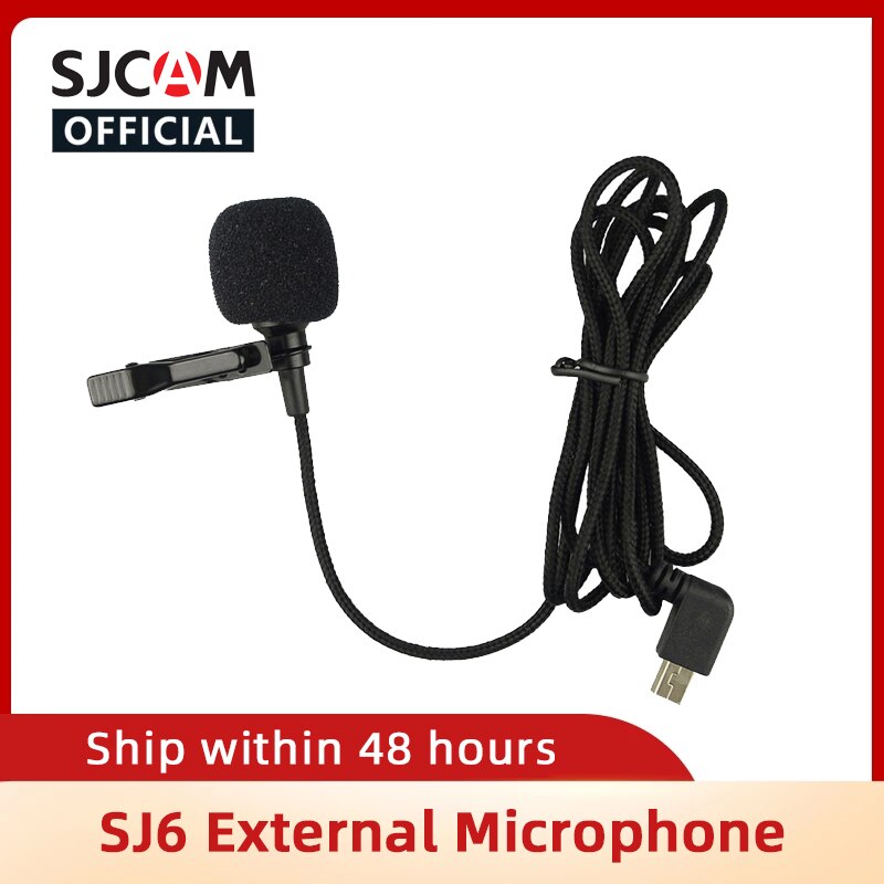 Sjcam SJ6 Externe Microfoon Mic Met Clip Voor Sjcam SJ6 Legend/SJ7 Ster/SJ360 Sport Actie Camera Accessoires