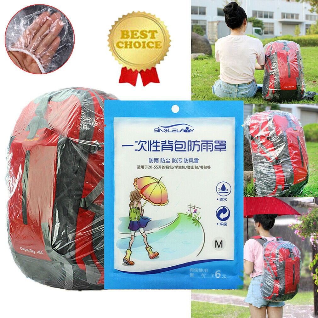 HYCOPROT Waterproof Backpack Rain Cover  10-85L  Ultralight Compact Portable Hi Visibility With Reflective Strip Anti Dust For Hiking Camping Cycling Traveling