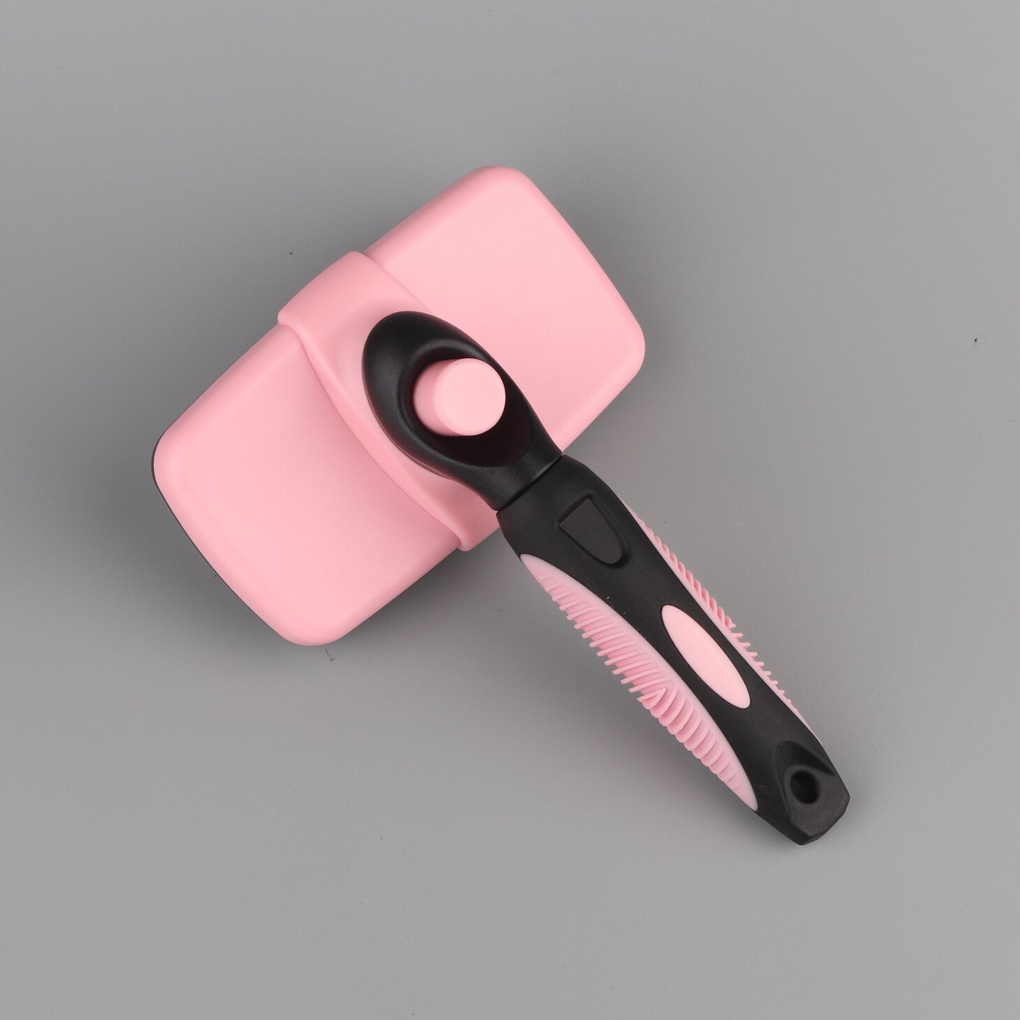 Self-cleaning needle comb for cats and dogs large retractable open knot comb pet comb fading beauty hair depilation: D