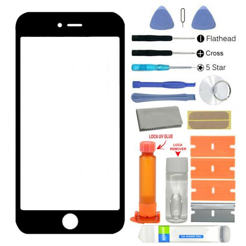 LCD Front Touch Screen Digitizer Replacement Kit Repair Tools for iPhone SE2: Default Title