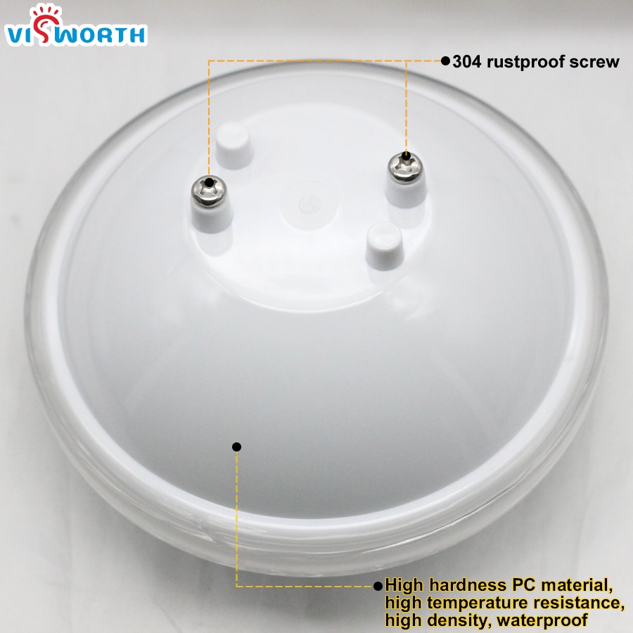 Lâmpada led subaquática par56, rgb, 12v, 24w, 36w, à prova d&#39;água, ip68, iluminação para lago, substituição de lâmpadas de halogênio