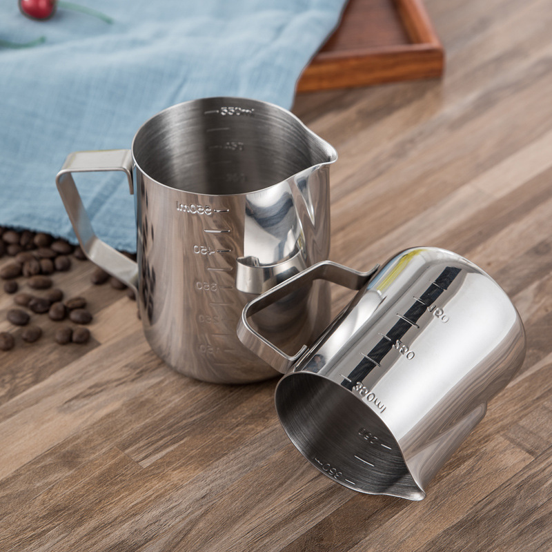350/550/900ml Stainless Steel Milk Frothing Jug Espresso Coffee Pitcher Barista Craft Coffee Latte Milk Frothing Jug Pitcher