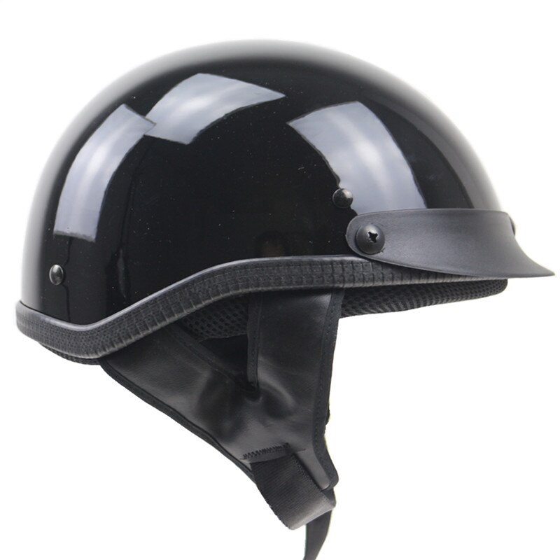Chopper Style Bike Motorcycle Helmet DOT approved half face headgears