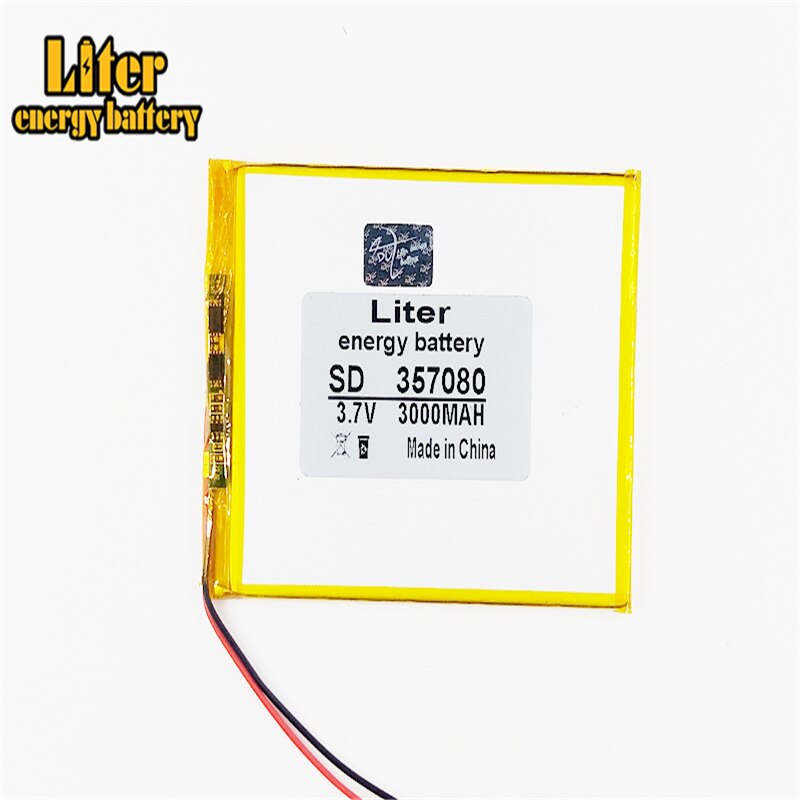 3.7 V 3000mah The 6-inch flat-panel battery polyme... – Grandado