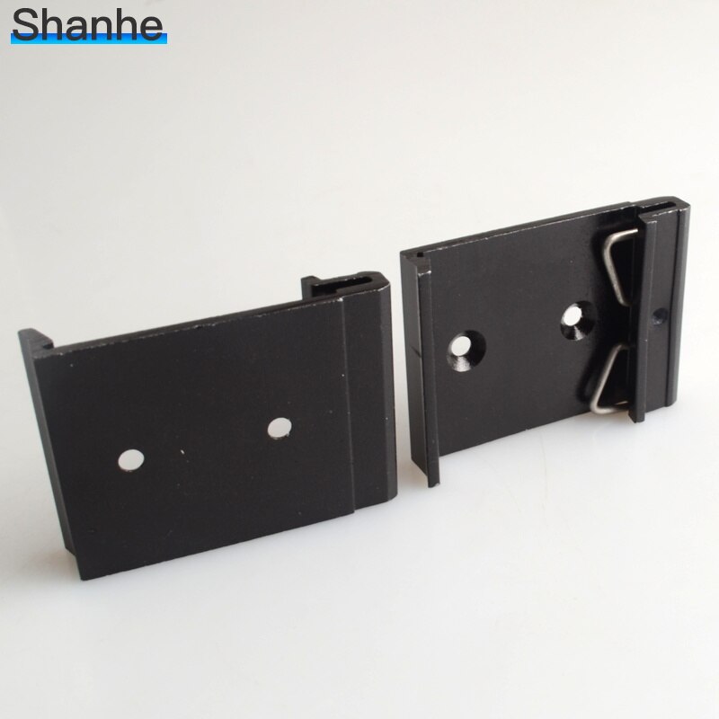 35mm Aluminum Din Rail Fixed Clamp Fasten Clip for Relay Mounting clamps