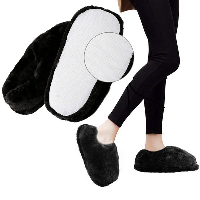 5V Beheizte Hausschuhe USB Lade Elektrische Heizung Plüsch Fuß Wärmer Für Weihnachten Männer Frauen Winter Hause Erwärmung Schuhe