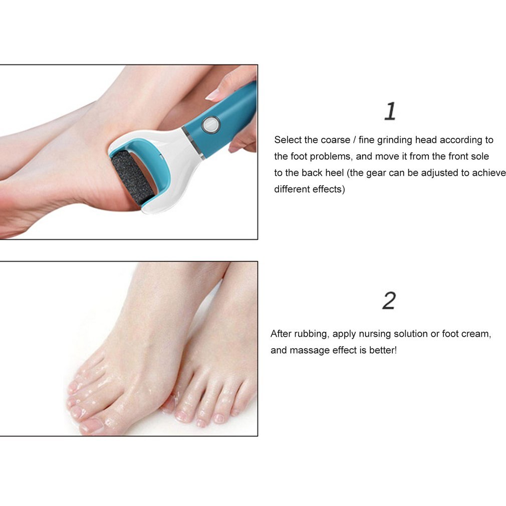 Electronic Feet Callus Remover Electric Foot File Rechargeable Hard Skin Pedicure Tools Feet Care Callus Remover Kit