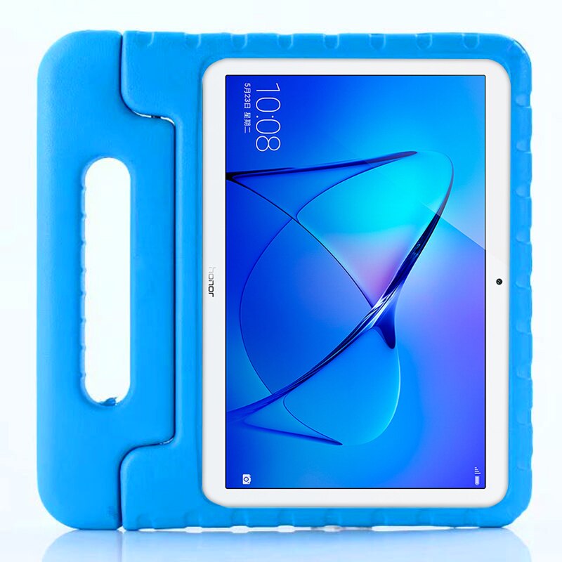 Para Huawei MediaPad T3 10 niños de espuma EVA mano a prueba de golpes a prueba funda de cuerpo entero para Huawei T3 9,6 AGS-L09 AGS-L03 AGS-W09: Azul