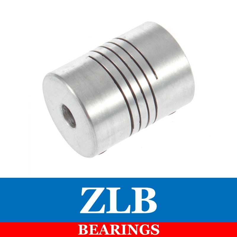 Flexible Shaft Coupling shaft coupler 6.35X10mm D19 L25 Aluminium CNC Motor Coupling 6.35mm to 10mm cnc parts