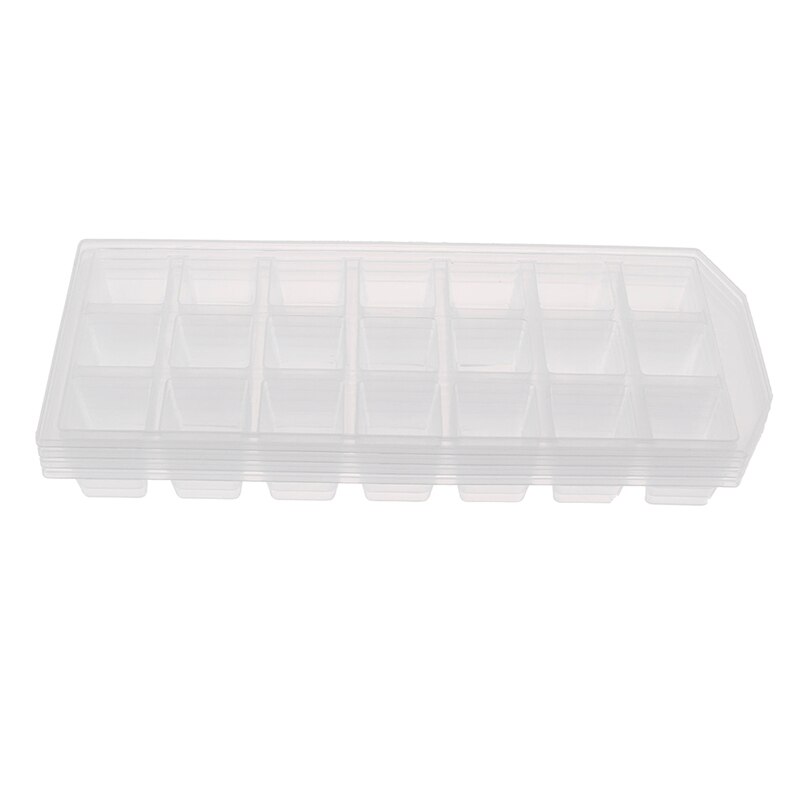 1PC Summer 21Grid Ice Cube Pudding Maker Mold Refrigerator Ice Mould Tray Tool Soft Plastic Bar Kitchen Tools Gadgets