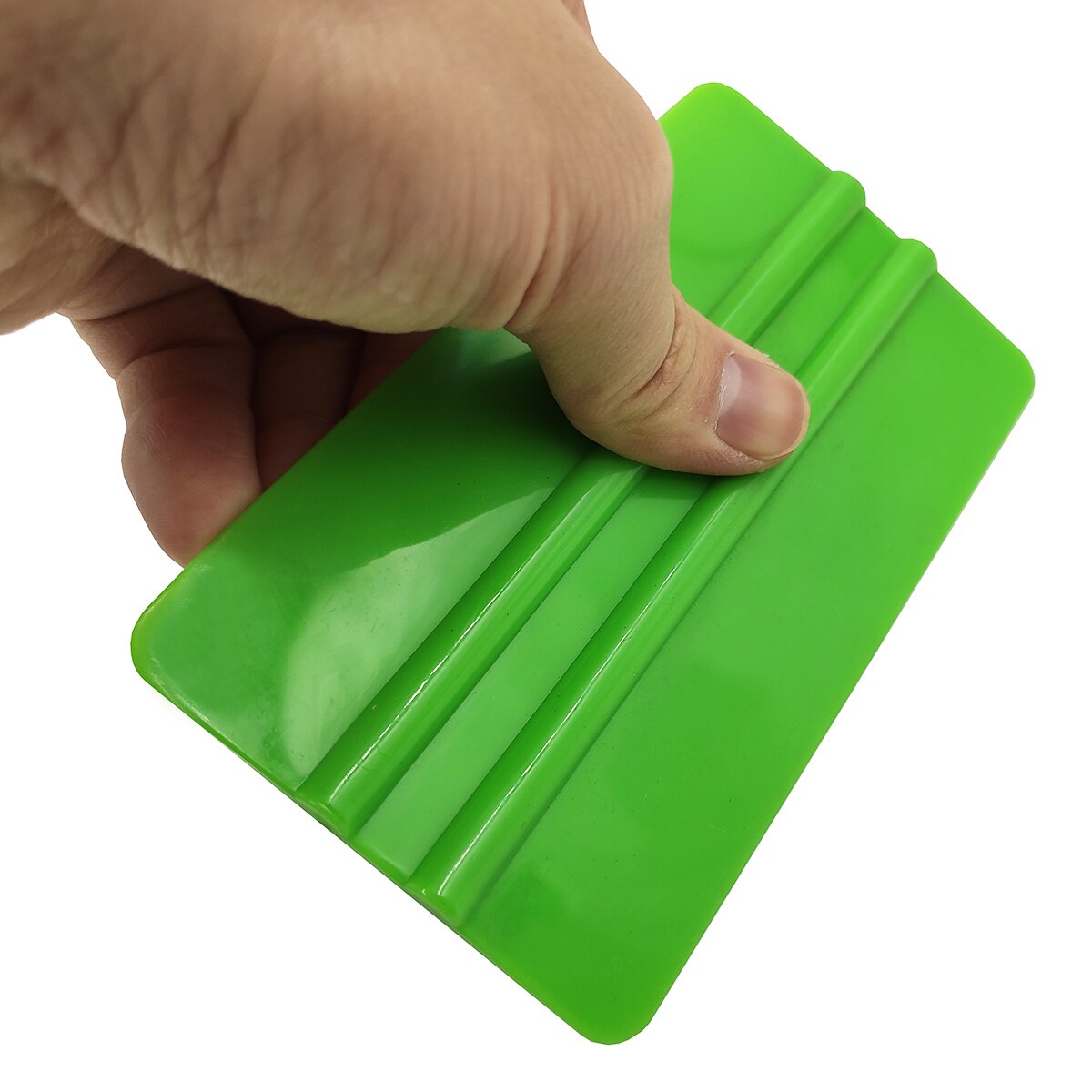 Vinylfilmoverføringsbillede plastskraber bilvindue indpakning 3m grøn gummiskraber toning klistermærke styling hånd applikator rengøringsværktøj  a75