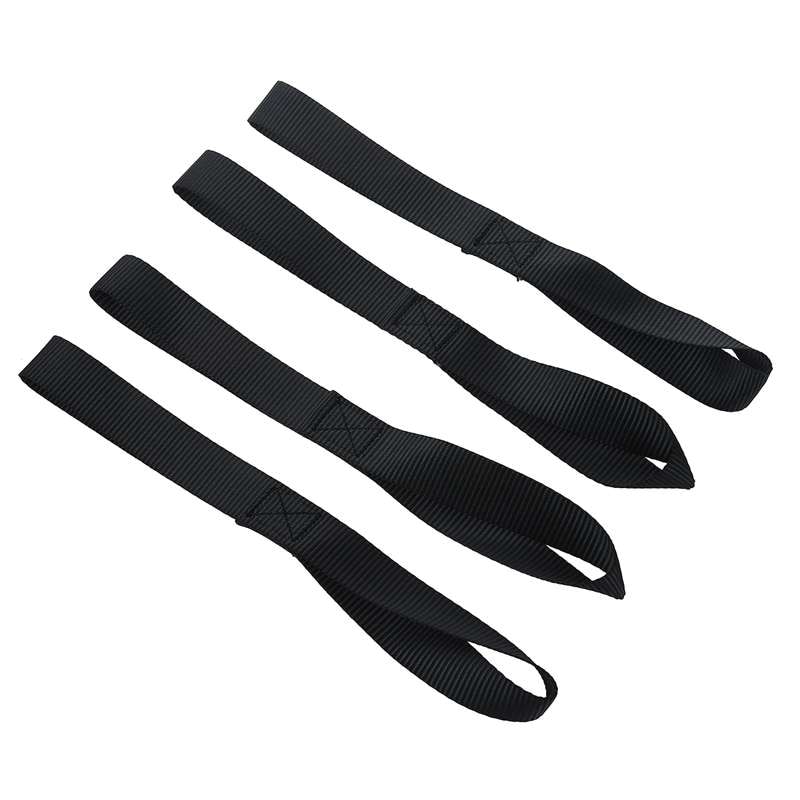 Soft Loops Tie Down Straps 18 inch Heavy Duty 1,900 lb. workload and 2,500 lb. Breaking Strength Factory Tested Perfect for Moto