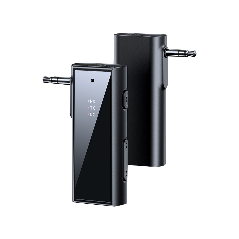 1pc bluetooth 5.1 lähetin-vastaanotin 3.5mm aux auton bluetooth-audiosovitin auton äänentoistoon musiikki aux handsfree-kuulokkeisiin