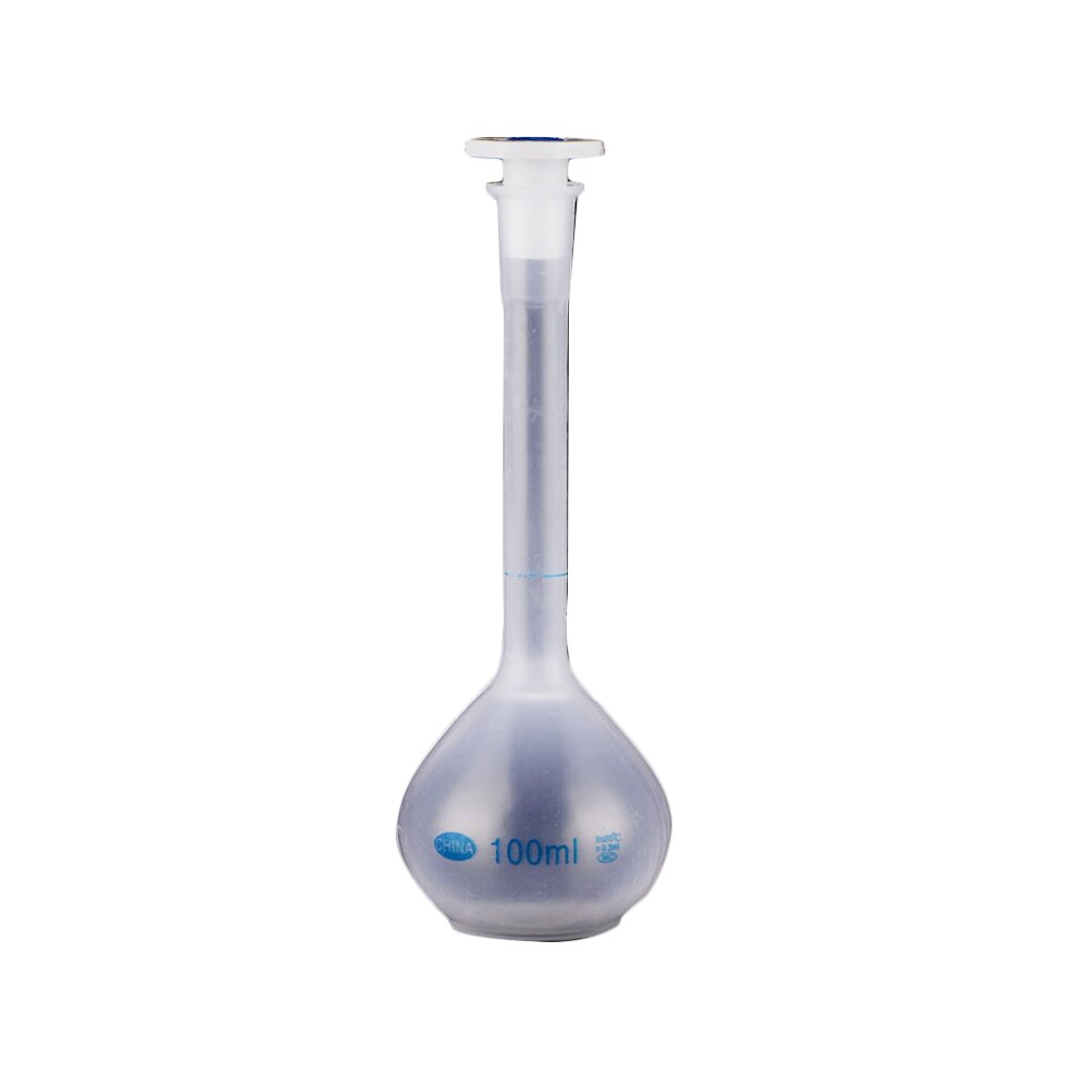 Neue Schule Labor Kunststoff Klar Vase bilden Messung Glaskolben Flasche Mit Stopper Langen Hals Volumen dauerhaft Experiment Hitzebeständigen #63